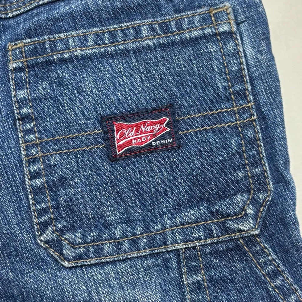 Y2K Old Navy Baby Baggy Denim Blue Jeans‎ 12-18m Streetwear Carpenter Vintage